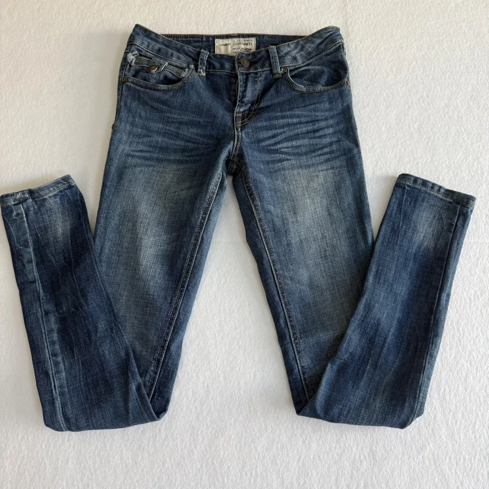 Jimmy Taverniti Vintage Skinny Jeans Air Womens Anti-Exposure 27 Blue 55-J-498-5